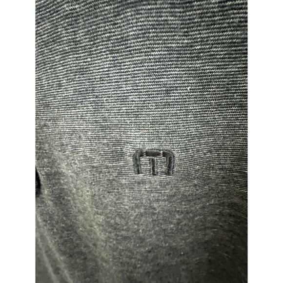 Travis Matthew Polo Shirt Mens Large Charcoal Gray Short Sleeve Pima Cotton Poly - Picture 3 of 5